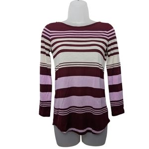 J. Crew Long Sleeve Shirt Boat Neckline Spring Women's Size XS